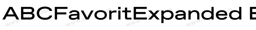 ABCFavoritExpanded B字体转换